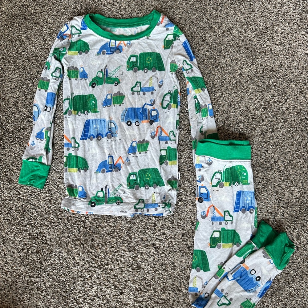 Little Sleepies Working Trucks/ Garbage Pajamas